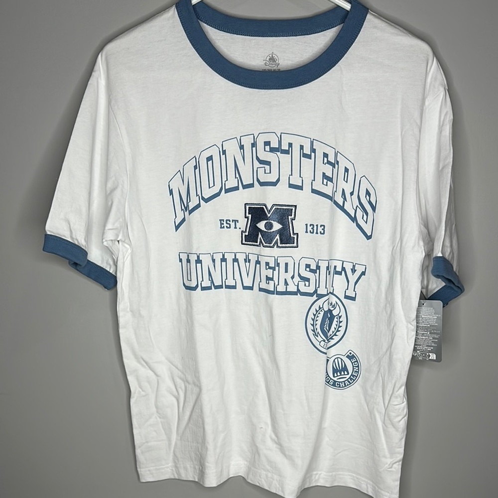 Disney Parks Pixar Monsters University Ringer T-Shirt Adult Medium
